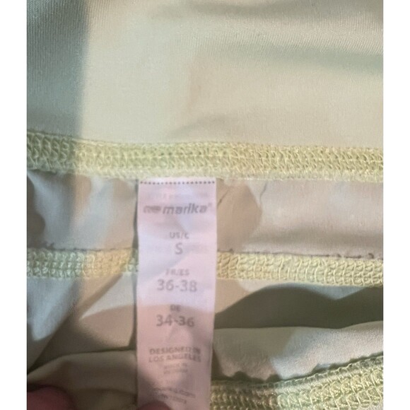 Marika Women Green Active Stretch Shorts Size S - Picture 2 of 3